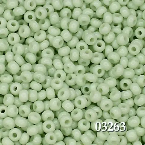 Бисер Preciosa Ornela 03263 зеленый 10/0 5 г (03263/5)