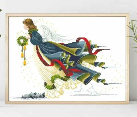 Схема для вышивки бисером "Ангел Свободы" 49*35см (ААА101)