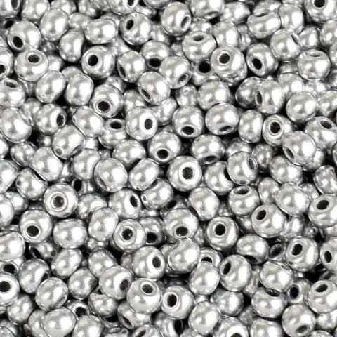 Бисер Preciosa Ornela 01700 серебряный 10/0 50 г (01700/50)