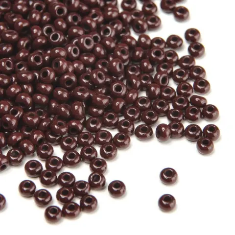 Бісер Preciosa Ornela 13780 темно-коричневий 10/0 50 г (13780/50)