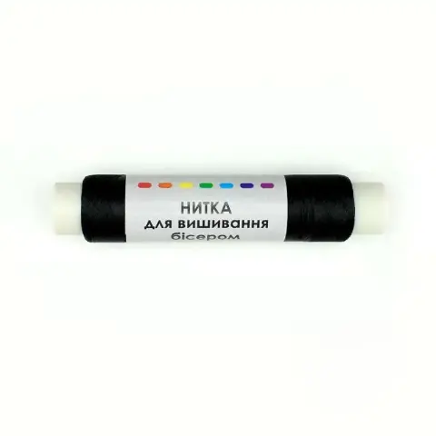 Бисерная нить Ariadna TYTAN 100, черная, 100 м - 1 катушка (Н2799/100)