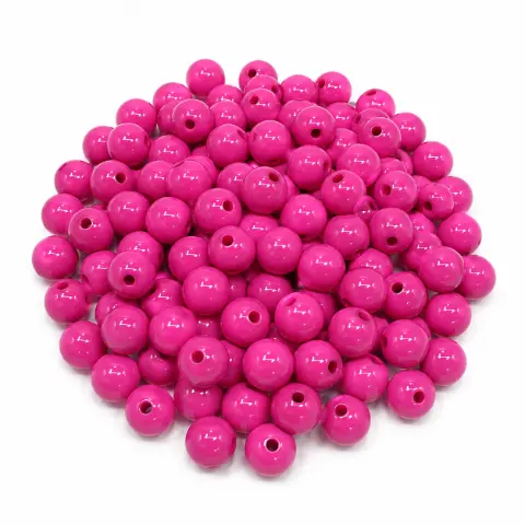 Намистини кульки малинові 10 мм 250 г (10mm-101)