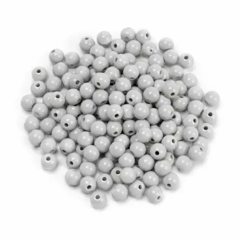 Намистини пластикові кульки сірі 10 мм 250 г (10mm-107)
