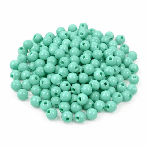 Намистини пластикові кульки м’ятні 10 мм 250 г (10mm-110)