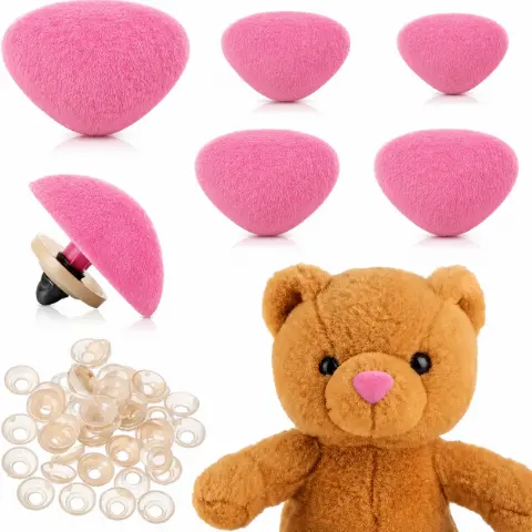 Носики бархатні 12 x 15 мм (100 шт.) (1215-100/pink)