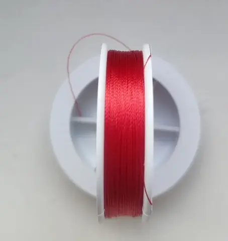 Нитка для бисера Spark Beads Tytan 100, 100 м, 0,1 мм, красная, 1 катушка (SB100red/1)
