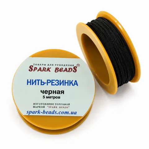 Нить-резинка черная (ЛР019)