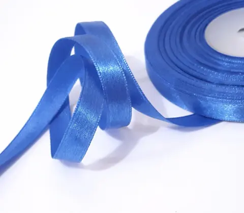 Стрічка атласна волошкова 0,5 см 23м (05-blue/01)