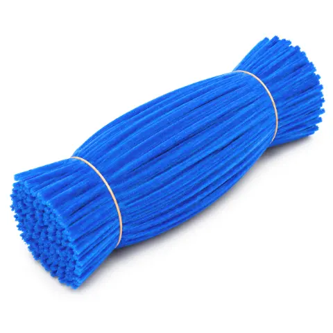 Синельная проволока 100шт синий 30 см (СП/blue/07)