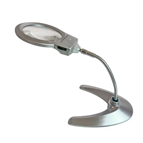 Лупа настільна з LED-підсвічуванням MG4B-8 2Х/6Х на металевій регульованій ніжці (MG4B-8)